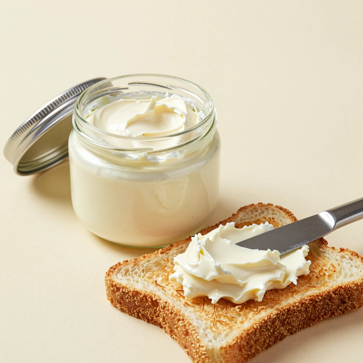 Abgetropfter Frischkäse