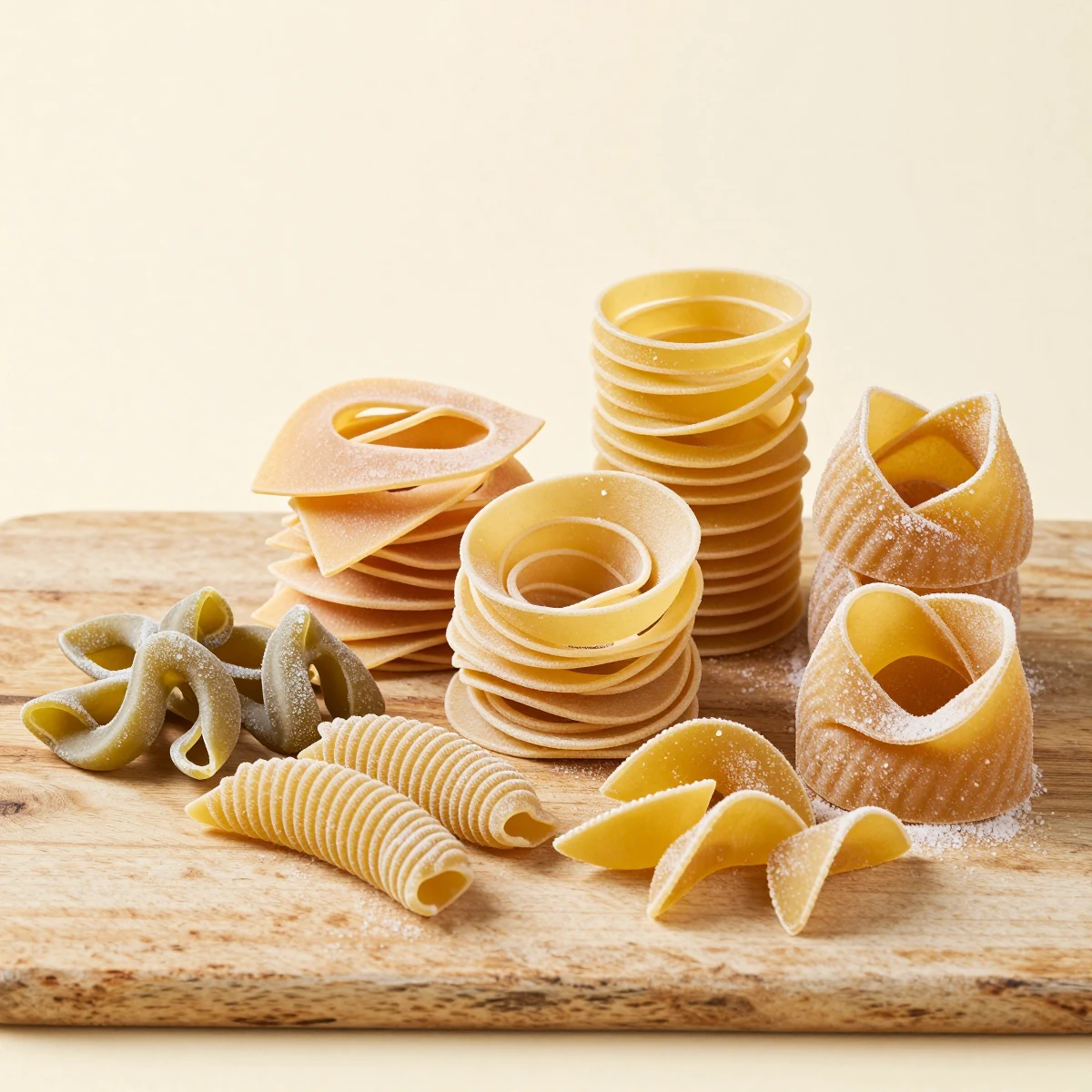 Tiefkühl-Pastasorten