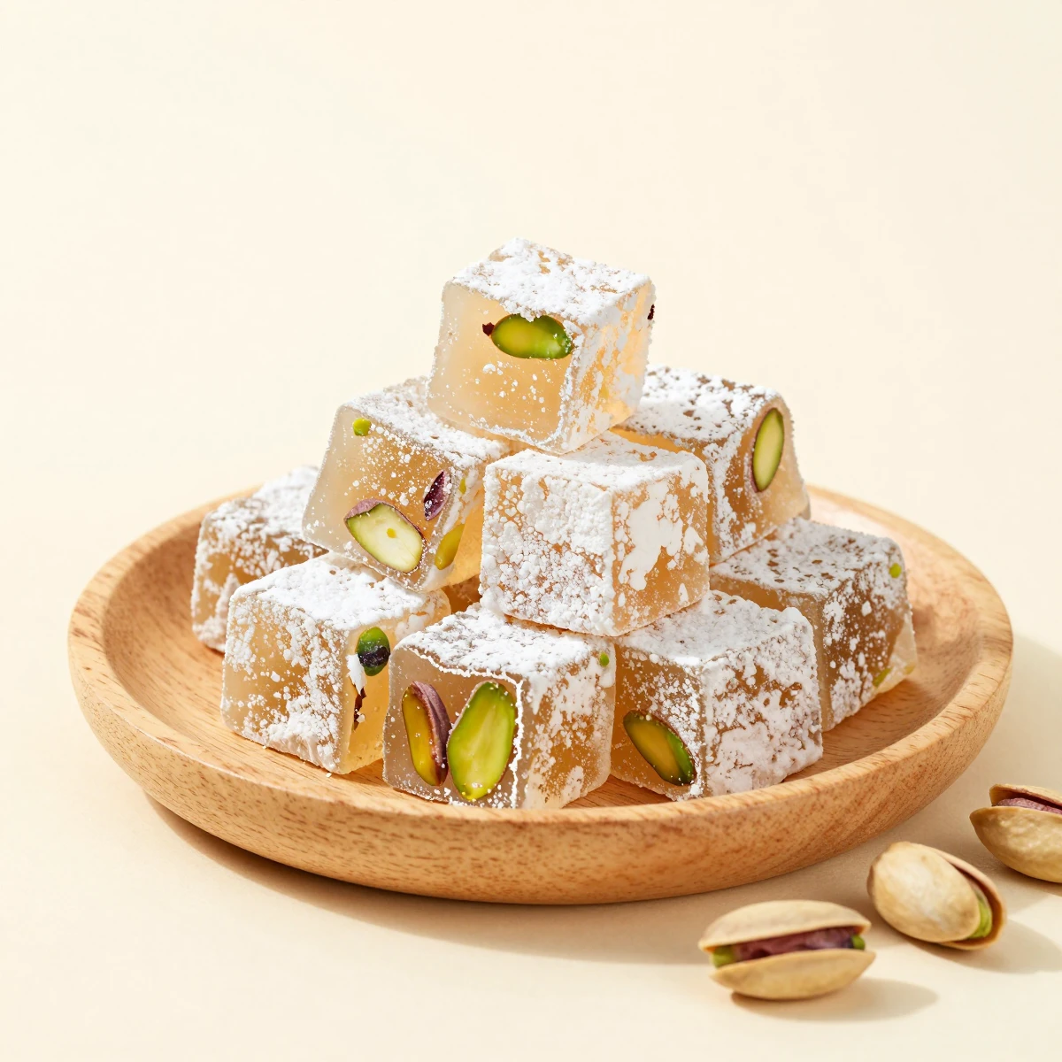 Pistachio Lokum (Turkish Delight)