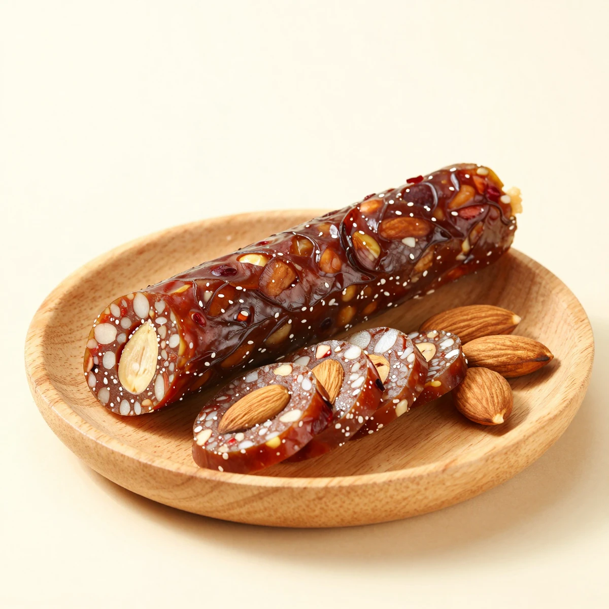 Almond Sucuk (Traditional Nut Confection)